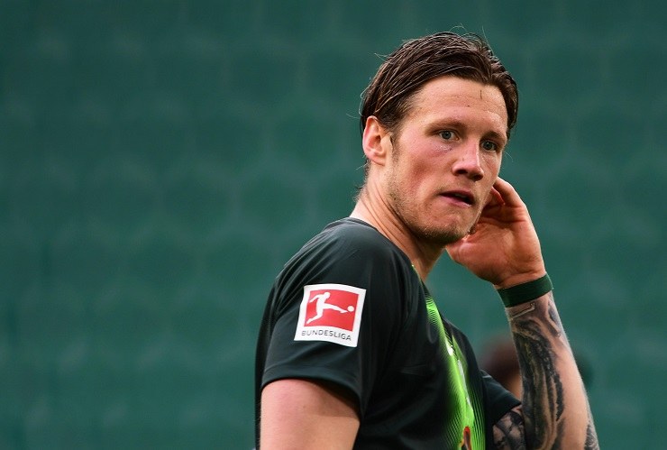 Il giocatore del Wolfsburg Wout Weghorst