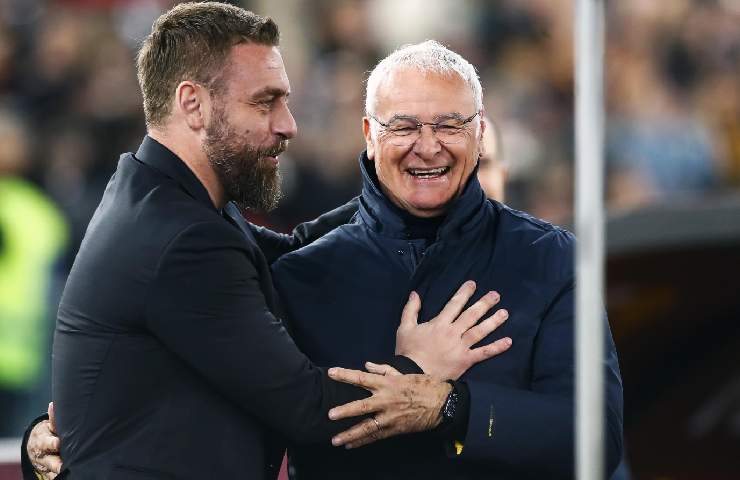 Claudio Ranieri e Daniele De Rossi