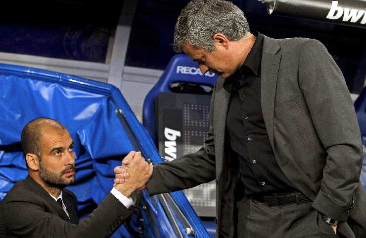 Pep Guardiola e José Mourinho Clasico