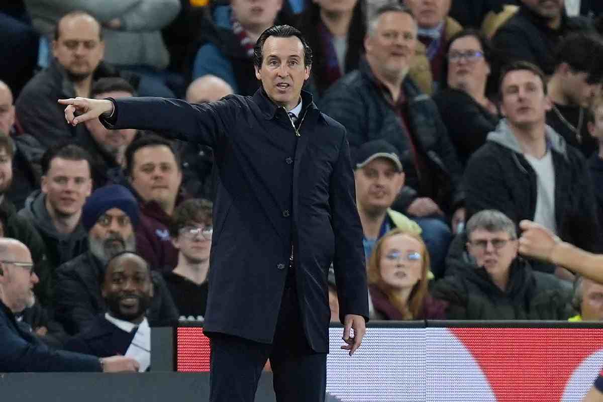 Unay Emery Aston Villa