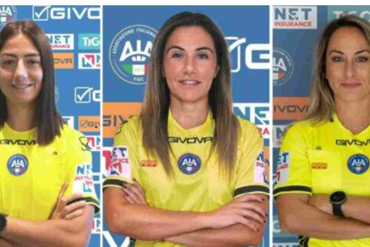 terna arbitrale donne Inter-Torino