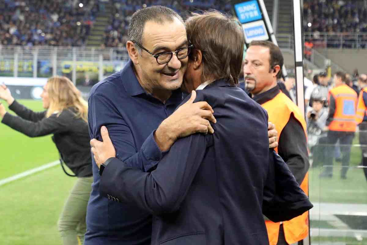 Antonio Conte e Maurizio Sarri