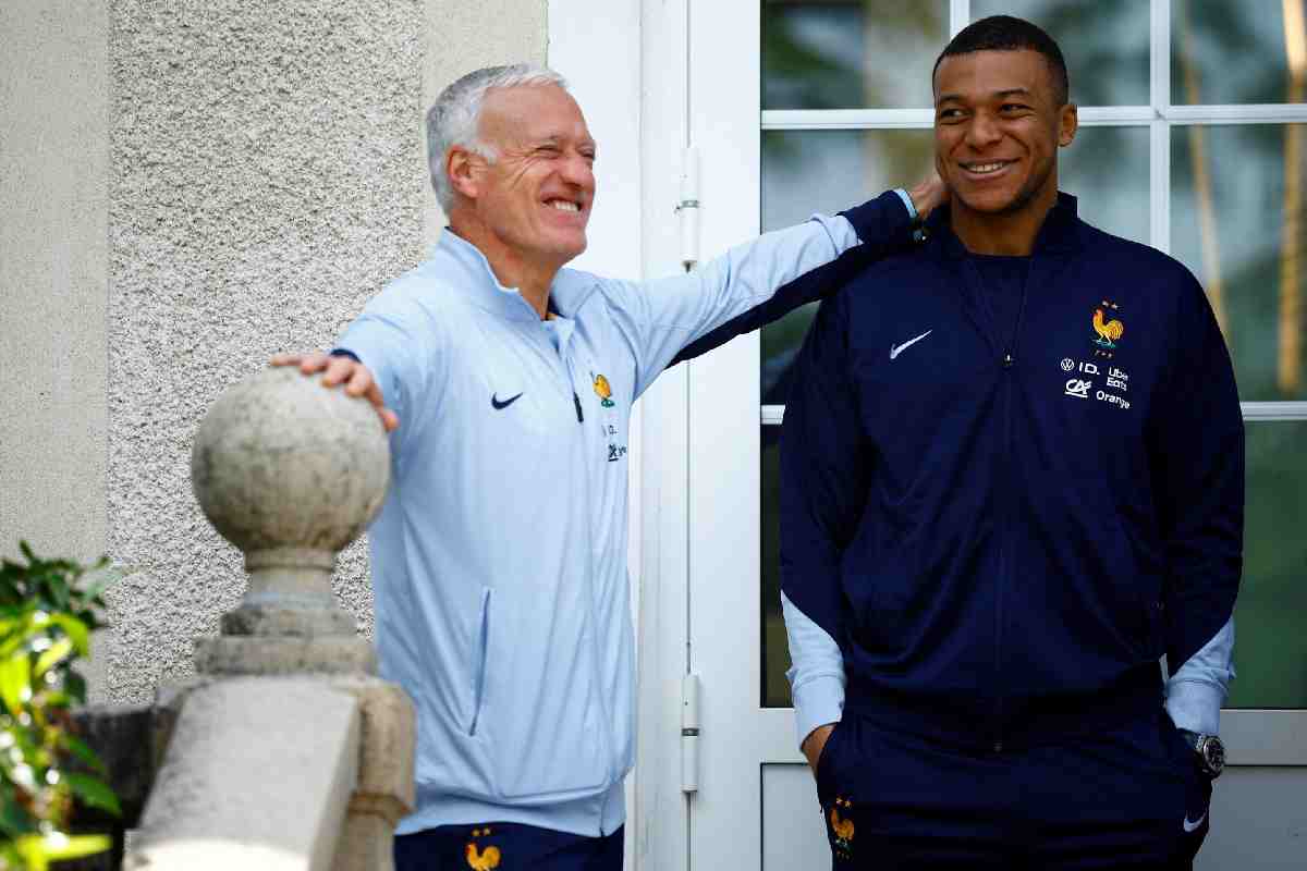 Deschamps e Mbappe