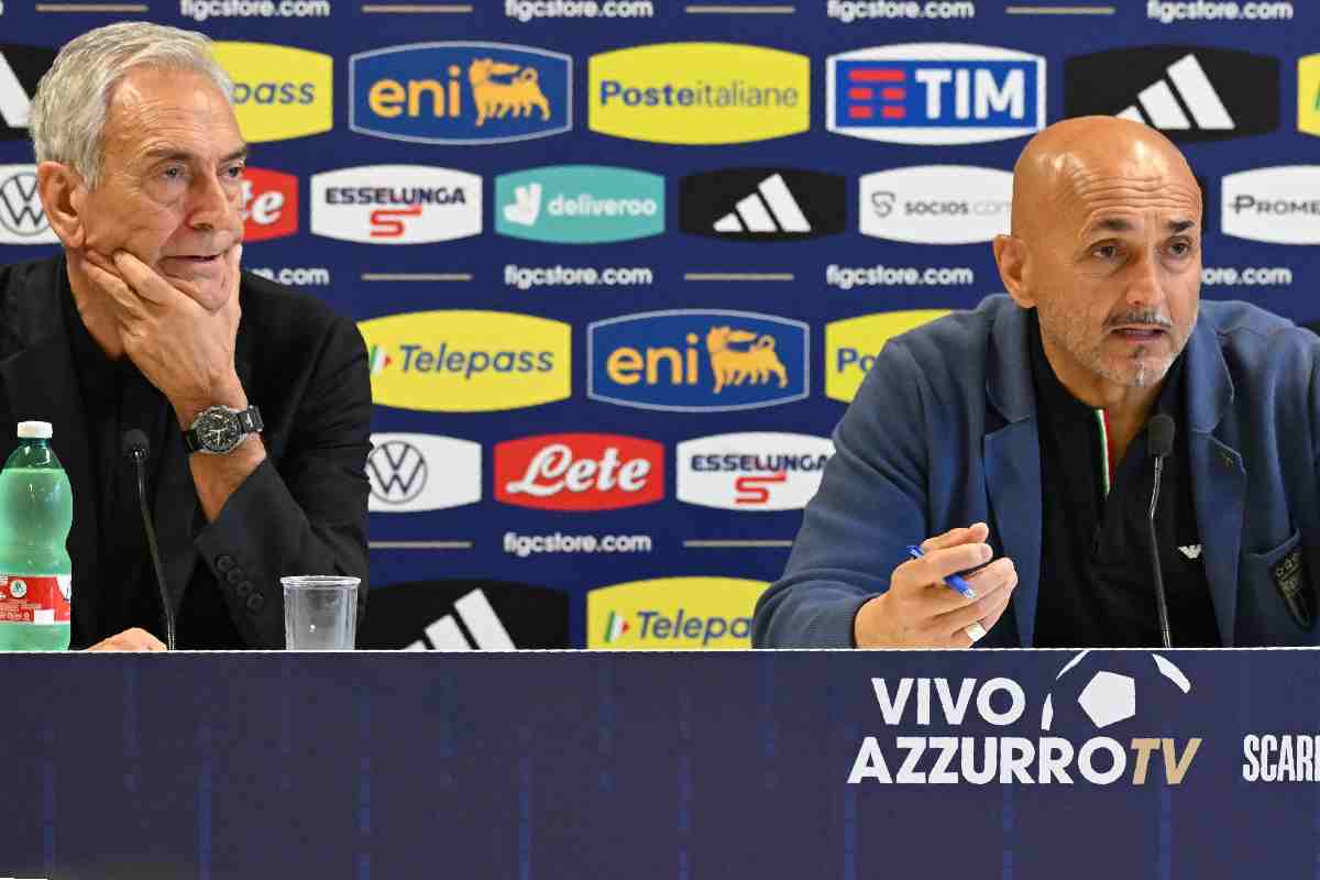 Spalletti e Gravina Nazionale
