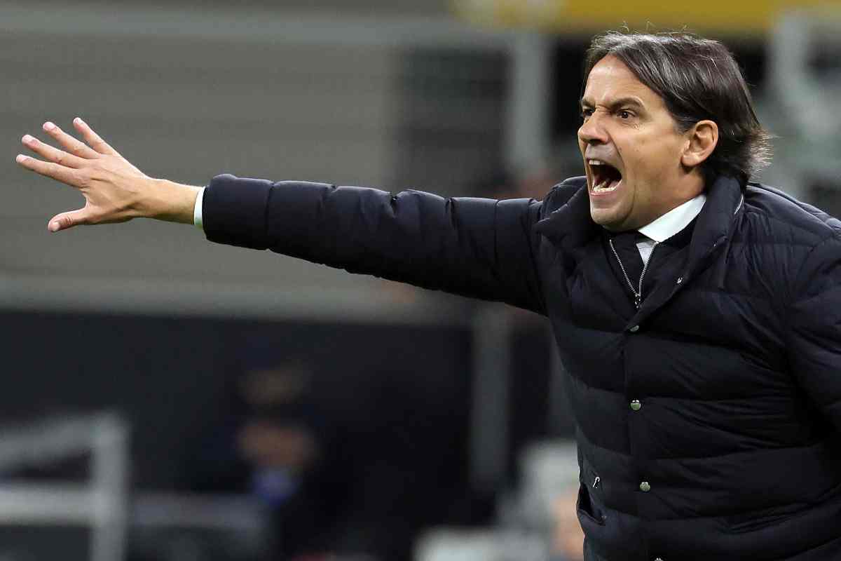 Inter, difesa di ferro nelle notti di Champions: il segreto di Inzaghi. Nella foto, L'allenatore dell'Inter Simone Inzaghi