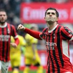 Milan, in fondo al tunnel dei possibili partenti c'è una luce: due top player pronti al rinnovo. Nella foto, l'esultanza dell'attaccante statunitense con la maglia rossonera del Milan, Christian Pulisic