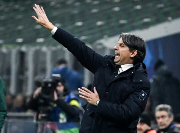 Inter, difesa di ferro nelle notti di Champions: il segreto di Inzaghi. Nella foto, L'allenatore dell'Inter Simone Inzaghi