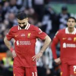 I giocatori del Liverpool delusi dopo la sconfitta contro il Newcastle