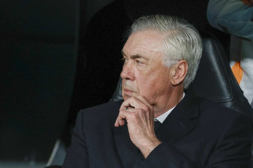 Carlo Ancelotti allenatore del Real Madrid