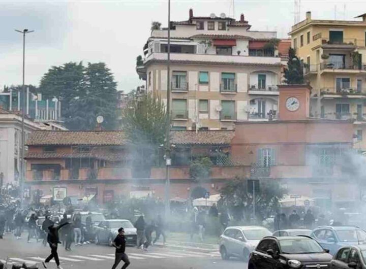Derby Roma scontri