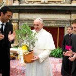 Papa Francesco, Leo Messi e Gianluigi Buffon