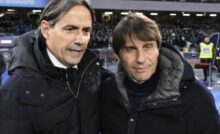 Simone Inzaghi e Antonio Conte Serie A