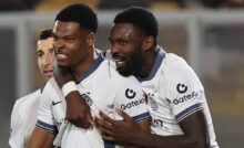 Denzel Dumfries e Marcus Thuram Inter