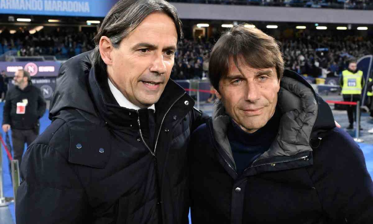 Simone Inzaghi e Antonio Conte