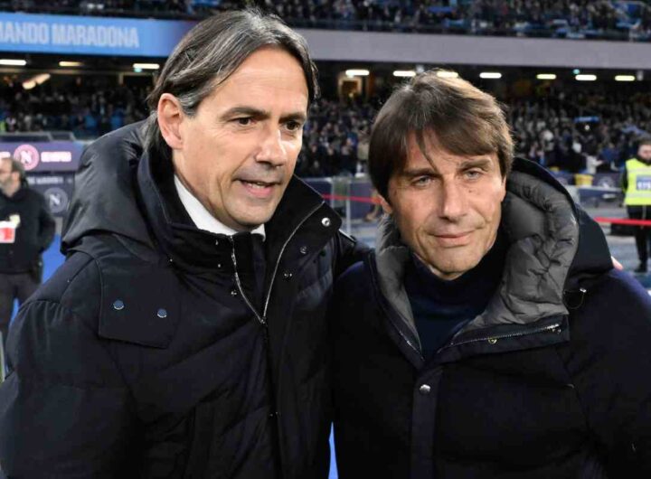 Simone Inzaghi e Antonio Conte