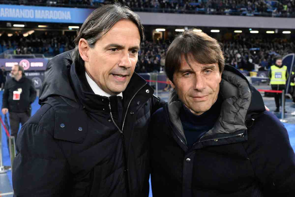 Simone Inzaghi e Antonio Conte