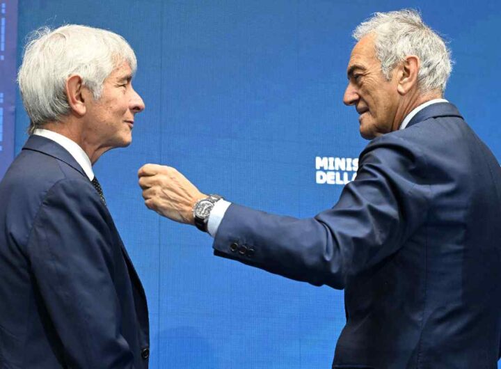 Andrea Abodi e Gabriele Gravina