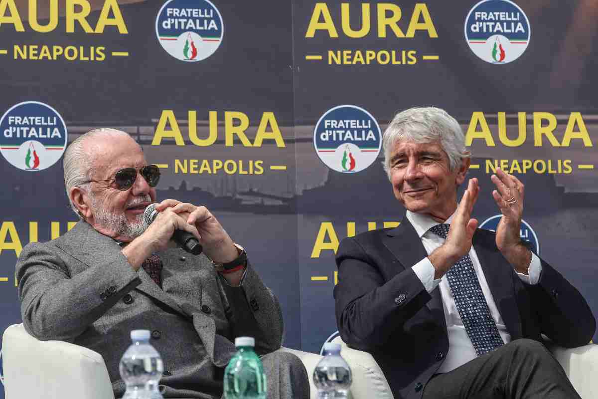 Aurelio De Laurentiis e Andrea Abodi