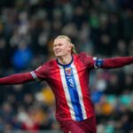 Erling Haaland attaccante della Norvegia