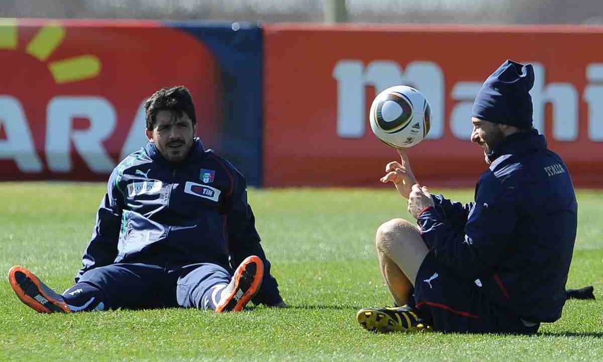 Gattuso e De Rossi Nazionale 2006