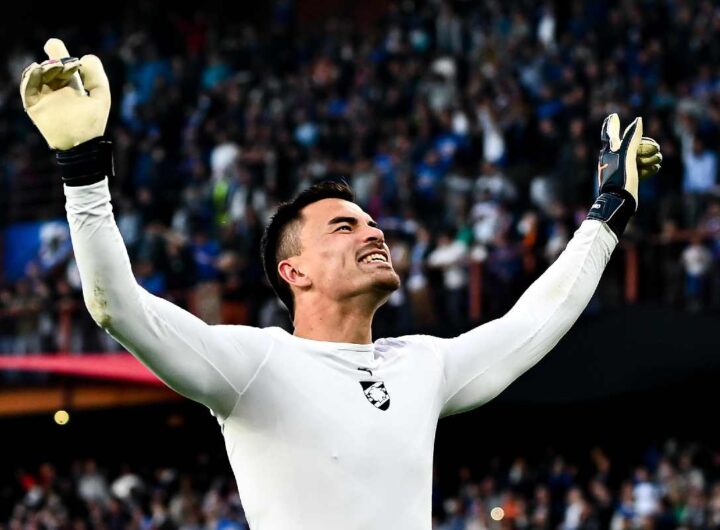 Il portiere Emil Audero debutta con la maglia della nazionale dell'Indonesia alle qualificazioni Mondiali 2026 contro la Cina. Nella foto, con la maglia della Sampdoria