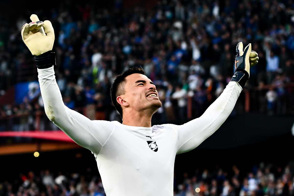Il portiere Emil Audero debutta con la maglia della nazionale dell'Indonesia alle qualificazioni Mondiali 2026 contro la Cina. Nella foto, con la maglia della Sampdoria