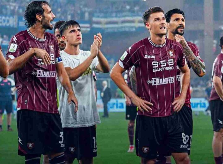 Intossicazione per 21 tesserati della Salernitana