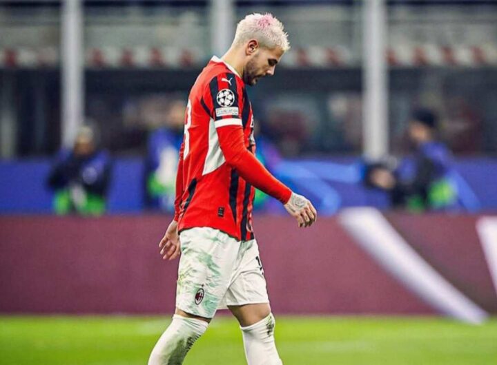 Scontro tra Theo Hernandez e il Milan