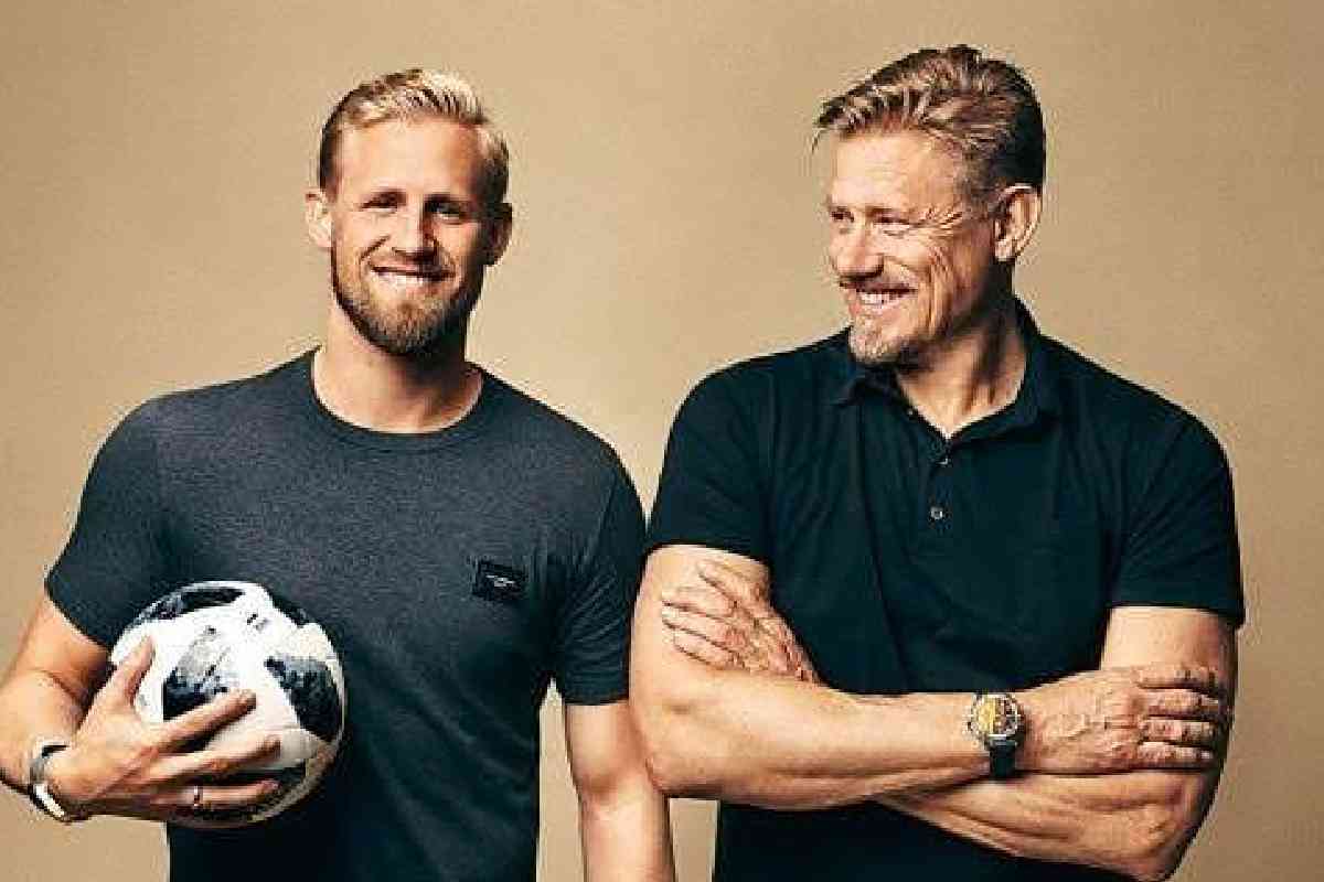 Peter e Kasper Schmeichel