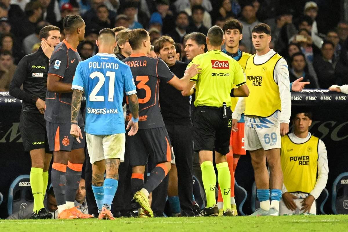 Conte - Lautaro in Napoli - Inter