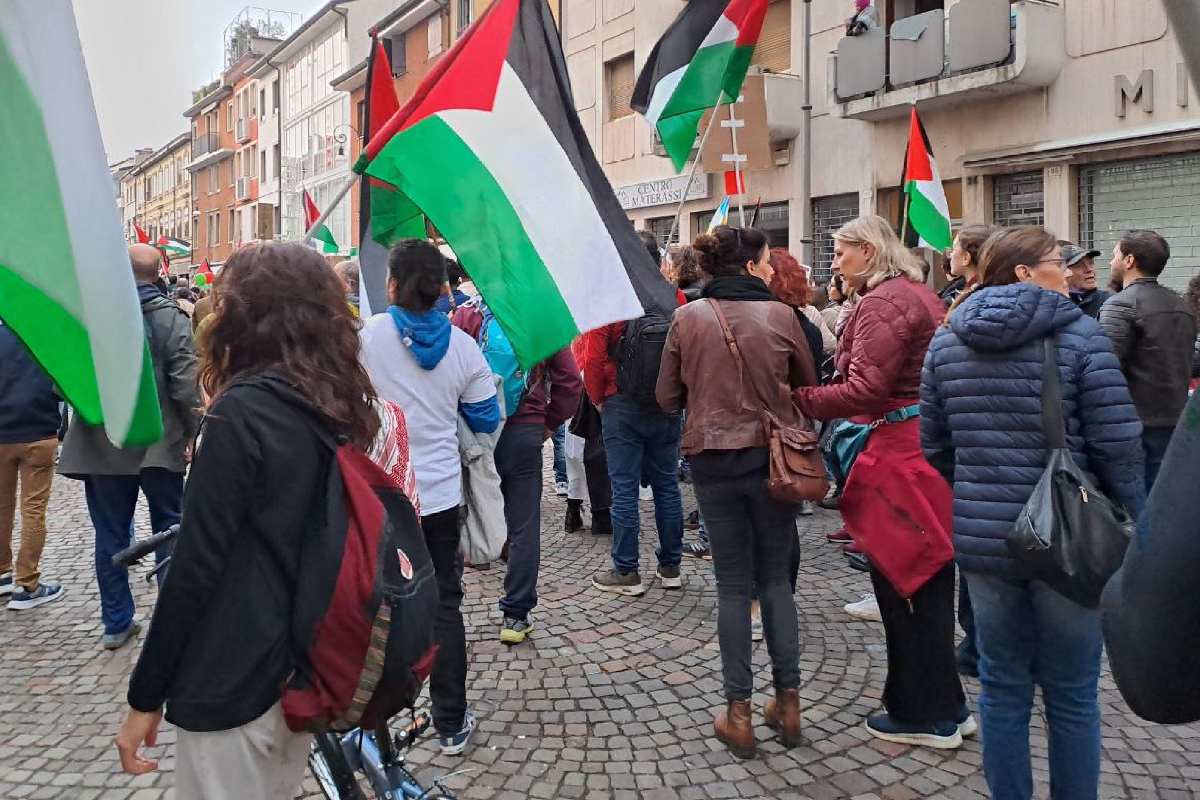 Manifestazione pro Pal a Udine