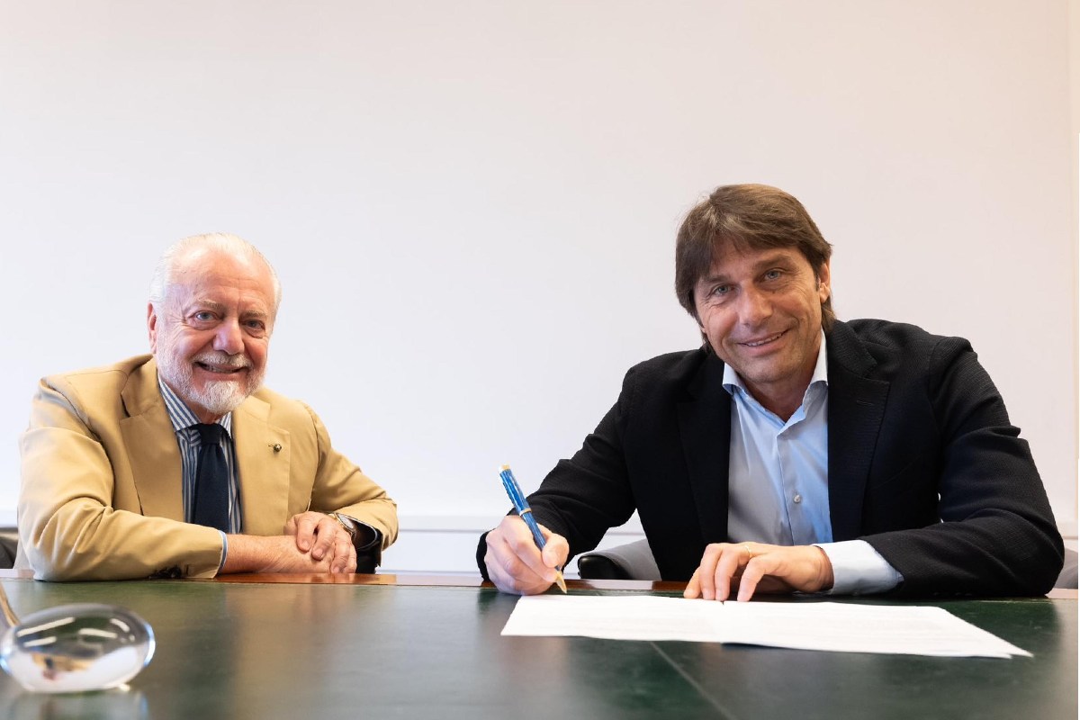 Aurelio De Laurentiis e Antonio Conte