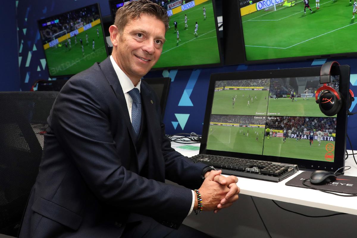Gianluca Rocchi al VAR